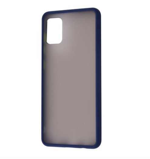 Чехол Matte Color Case (TPU) Samsung Galaxy A31 dark blue